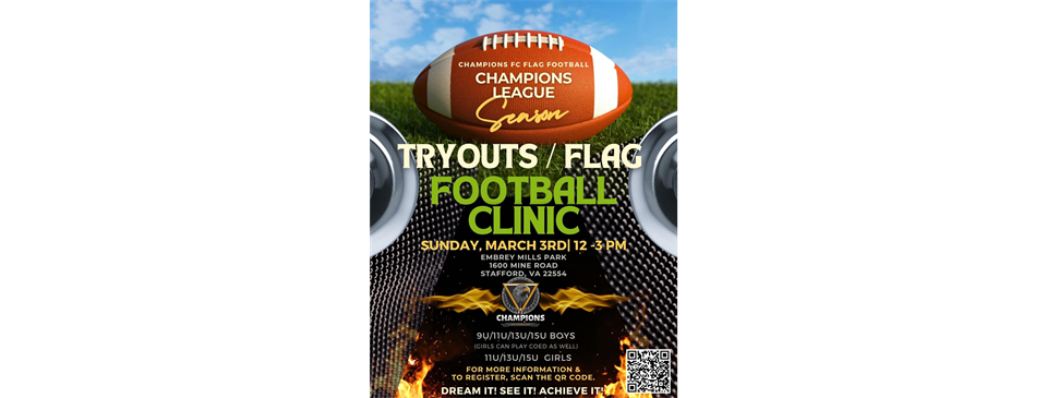 Flag football tryout