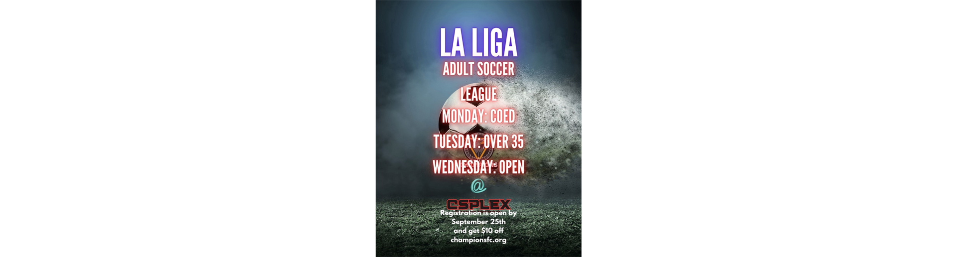 Adult Indoor Soccer league
